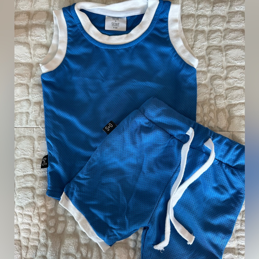 Olive & Scout Boys Tank and Short Set